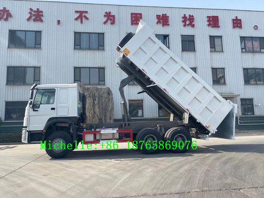Sinotruk HOWO 6*4 হেভি ডিউটি ​​ডাম্প ট্রাক 10 হুইলার টিপার 371hp হর্সপাওয়ার 3 এক্সেল