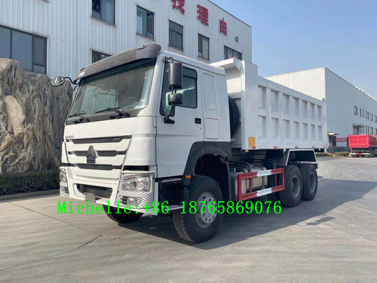 Sinotruk HOWO 6*4 হেভি ডিউটি ​​ডাম্প ট্রাক 10 হুইলার টিপার 371hp হর্সপাওয়ার 3 এক্সেল