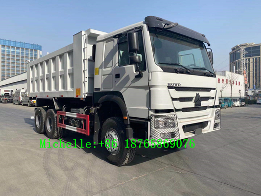 Sinotruk HOWO 6*4 হেভি ডিউটি ​​ডাম্প ট্রাক 10 হুইলার টিপার 371hp হর্সপাওয়ার 3 এক্সেল