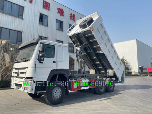 Sinotruk HOWO 6*4 হেভি ডিউটি ​​ডাম্প ট্রাক 10 হুইলার টিপার 371hp হর্সপাওয়ার 3 এক্সেল