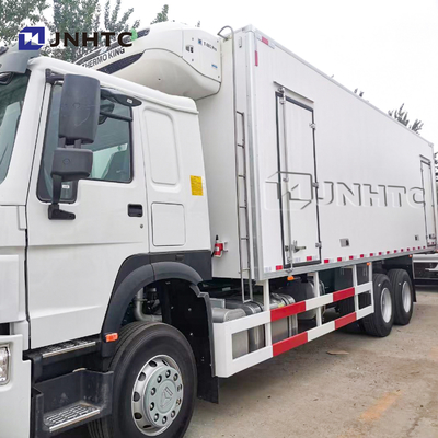 Sinotruk HOWO Euro2 6x4 রেফ্রিজারেটেড ডেলিভারি ভ্যান বেভারেজ ড্রিঙ্কস