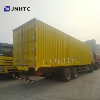 Sinotruk HOWO ভারী কার্গো ট্রাক 6*4 বক্স কার্গো ট্রাক 10 হুইলার লরি