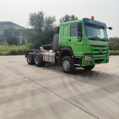 ব্যবহৃত Sinotruk Howo 6x4 ট্রাক্টর ট্রাক Rhd Man Diesel