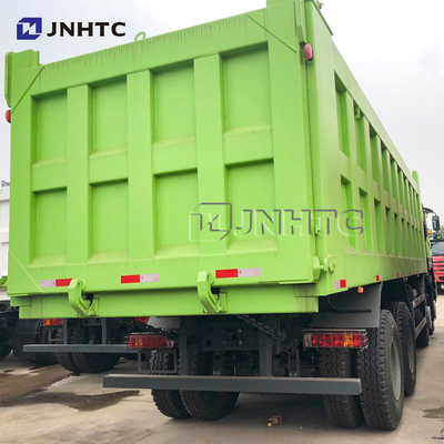 HOWO 8x4 371hp 30 কিউবিক 12 চাকা সেল্ফ লোডিং ভারী দায়িত্ব ডাম্প ট্রাক বতসোয়ানার জন্য