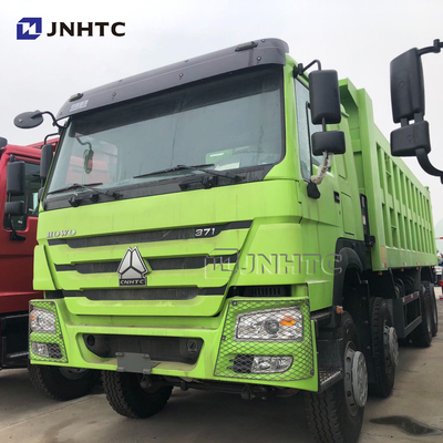 HOWO 8x4 371hp 30 কিউবিক 12 চাকা সেল্ফ লোডিং ভারী দায়িত্ব ডাম্প ট্রাক বতসোয়ানার জন্য