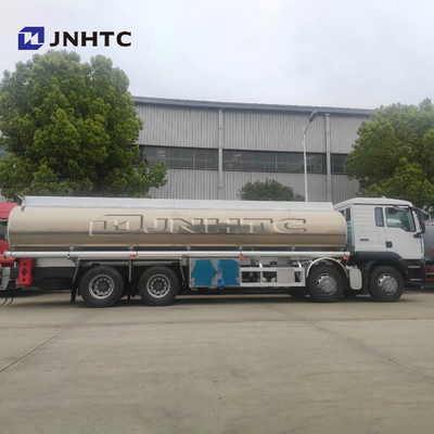 Sinotruk Howo Euro2 8x4 15cbm জ্বালানী ট্যাংক ট্রাক স্টেইনলেস স্টীল অ্যালুমিনিয়াম খাদ 5083