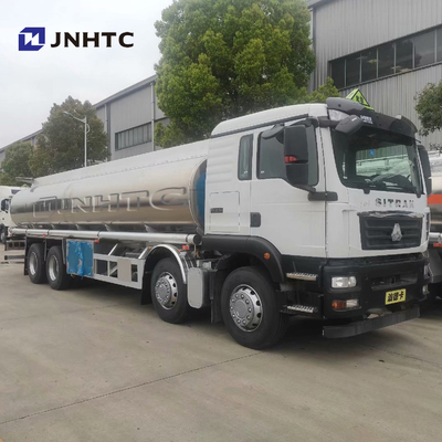 Sinotruk Howo Euro2 8x4 15cbm জ্বালানী ট্যাংক ট্রাক স্টেইনলেস স্টীল অ্যালুমিনিয়াম খাদ 5083