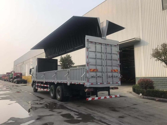 SINOTRUK HOWO A7 6X4 ভারী কার্গো ট্রাক ইউরো II 10 হুইলার উইং ভ্যান