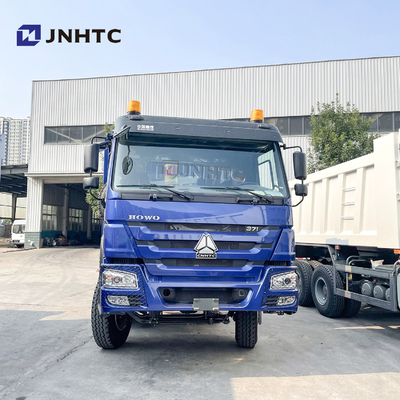 HOWO 6X4 হেভি ডিউটি ​​ডাম্প ট্রাক 10 চাকা 20m3 টিপার ট্রাক 371hp অ্যালার্ম লাইট সহ