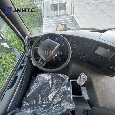 HOWO 6X4 371 সবুজ 20 কিউবিক হেভি ডিউটি ​​ডাম্প ট্রাক ইউ টাইপ কার্গো বডি অ্যালার্ম লাইট সহ