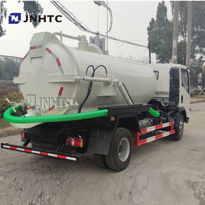 Sinotruk HOWO 4X2 স্যুয়েজ সাকশন ট্রাক ইউরো 3 Rhd LHD 5000 লিটার
