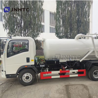 Sinotruk HOWO 4X2 স্যুয়েজ সাকশন ট্রাক ইউরো 3 Rhd LHD 5000 লিটার