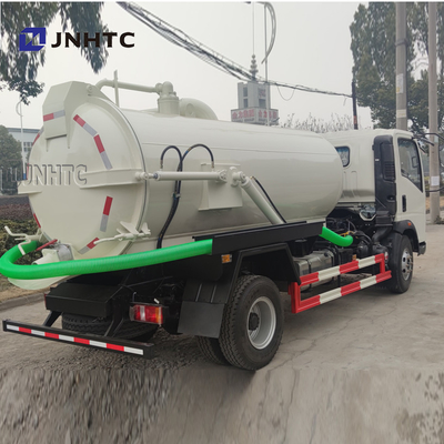 Sinotruk HOWO 4X2 স্যুয়েজ সাকশন ট্রাক ইউরো 3 Rhd LHD 5000 লিটার