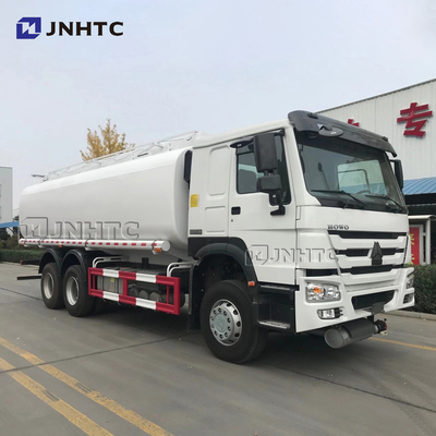 HOWO 6x4 336hp জ্বালানি ট্যাঙ্কার ট্রাক 20cbm ট্যাঙ্কার সহ