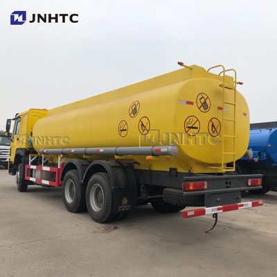 Sino HOWO 6x4 371hp জ্বালানি ট্যাঙ্কার ট্রাক 20cbm ট্যাঙ্কার সহ