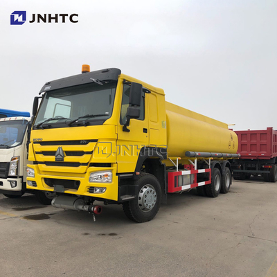 Sino HOWO 6x4 371hp জ্বালানি ট্যাঙ্কার ট্রাক 20cbm ট্যাঙ্কার সহ