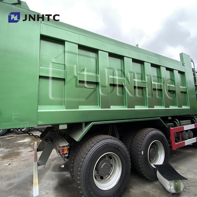 সিনোট্রুক 6X4 371HP হেভি ডিউটি ​​ডাম্প ট্রাক গ্রিন 20 কিউবিক টিপার ট্রাক