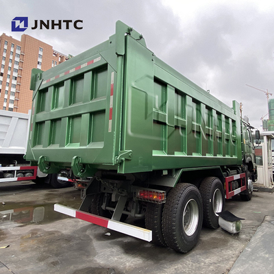 সিনোট্রুক 6X4 371HP হেভি ডিউটি ​​ডাম্প ট্রাক গ্রিন 20 কিউবিক টিপার ট্রাক