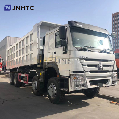 Euro2 HOWO 8X4 ডাম্প ট্রাক 380hp টিপার ট্রাক ভারী ট্রাক