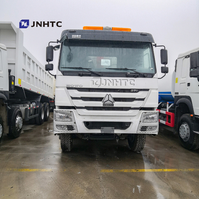 Sinotruk Howo Benz হোয়াইট ডাম্প ট্রাক 50T 12 চাকার ডান হাত ড্রাইভ নতুন মডেল