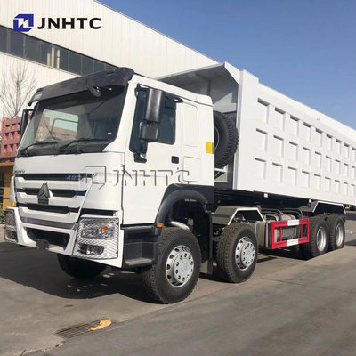 8x4 12 হুইলার ডাম্প ট্রাক Sinotruk Howo নতুন মডেল 371hp