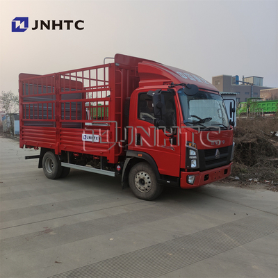 কার্গো ট্রান্সপোর্ট 4x2 হালকা কার্গো বক্স ভ্যান ট্রাক 6 চাকার বেড়া সাইডওয়াল ট্রাক
