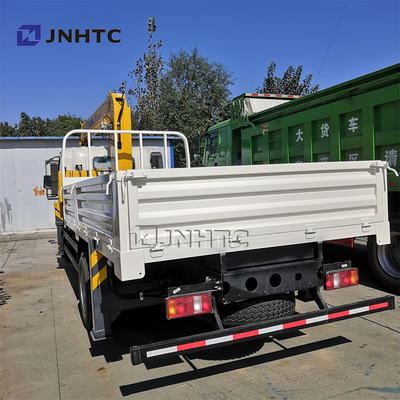 Sinotruk Howo 4X2 লাইট টেলিস্কোপিং বুম ক্রেন ট্রাক 5 টন