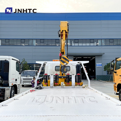 Sinotruk HOWO 4x2 3-12টন হালকা ফ্ল্যাটবেড কার্গো রেকার ক্রেন ট্রাক
