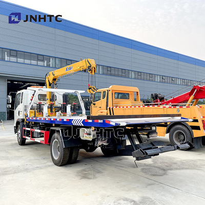 Sinotruk HOWO 4x2 3-12টন হালকা ফ্ল্যাটবেড কার্গো রেকার ক্রেন ট্রাক