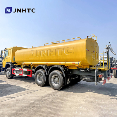 HOWO 6x4 336hp 8-20cbm জলের ট্রাক স্প্রিঙ্কলার জলের ট্যাঙ্কার স্প্রে ট্রাক