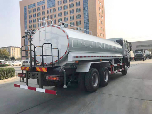 Sinotruk HOWO 6X4 371HP 20m3 ওয়াটার বাউসার ট্যাঙ্কার স্প্রিঙ্কলার ট্যাঙ্ক ট্রাক