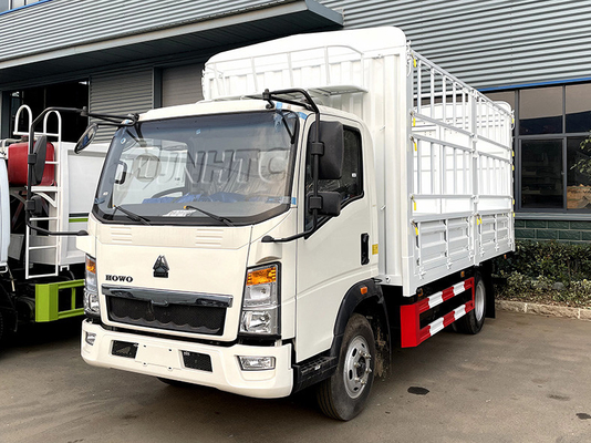 HOWO 4X2 5-10T লাইট ডিউটি ​​কমার্শিয়াল ট্রাক স্টেক বেড ট্রাক