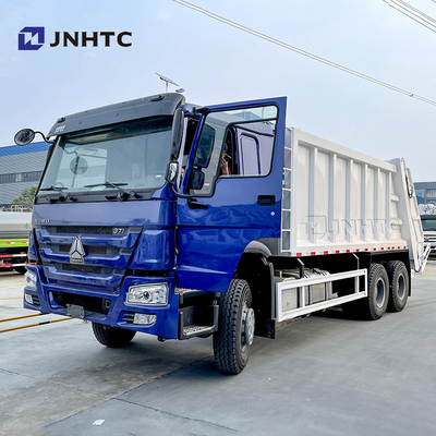 Sinotruk Howo 6x4 10 চাকার 16CBM আবর্জনা কমপ্যাক্টর যানবাহন ঝুলন্ত বালতি