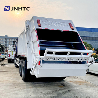Sinotruk Howo 6x4 10 চাকার 16CBM আবর্জনা কমপ্যাক্টর যানবাহন ঝুলন্ত বালতি