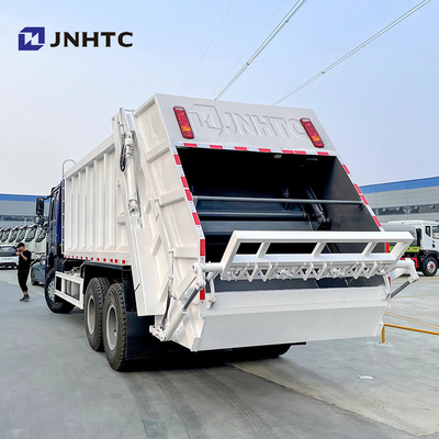 15m3 Sinotruk Howo 6x4 10 চাকার আবর্জনা কমপ্যাক্টর ট্রাক ঝুলন্ত বালতি