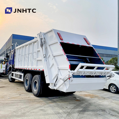15m3 Sinotruk Howo 6x4 10 চাকার আবর্জনা কমপ্যাক্টর ট্রাক ঝুলন্ত বালতি