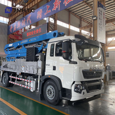HOWO 8x4 চ্যাসিস কংক্রিট পাম্প ট্রাক 371HP Euro2