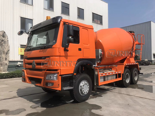 SINOTRUK HOWO অটো লোডিং কংক্রিট মিক্সার 10 হুইলার 371hp 12m3