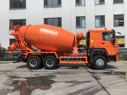SINOTRUK HOWO অটো লোডিং কংক্রিট মিক্সার 10 হুইলার 371hp 12m3