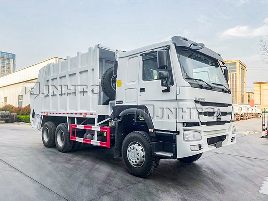 Sinotruck Sinotruk Howo 6x4 আবর্জনা কমপ্যাক্টর ট্রাক 10 চাকার 16CBM