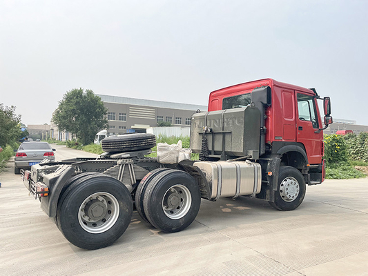 6x4 3.5 ইঞ্চি Euro2 Sinotruk Howo 371 ট্রাক্টর ট্রাক 10 Wheels Head Tractor