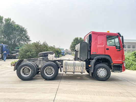 6x4 3.5 ইঞ্চি Euro2 Sinotruk Howo 371 ট্রাক্টর ট্রাক 10 Wheels Head Tractor