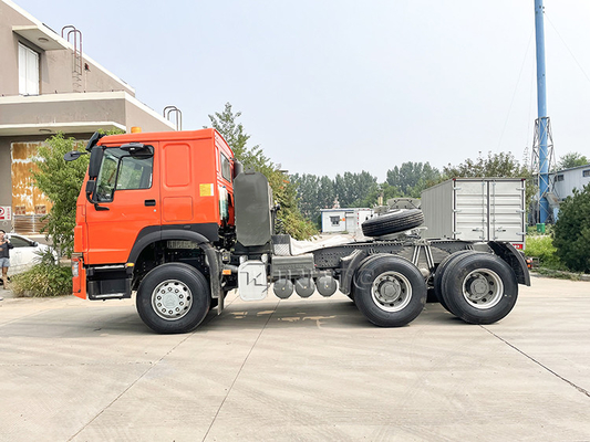 Sino Howo 371hp প্রাইম মুভার ট্রাক টুইন এক্সেল 50 টন