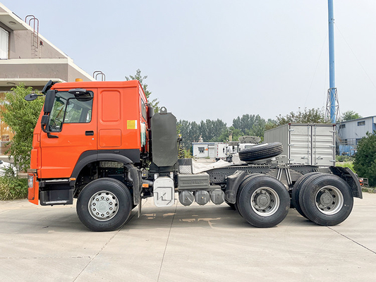 Sino Howo 371hp প্রাইম মুভার ট্রাক টুইন এক্সেল 50 টন