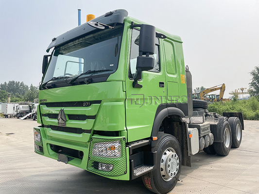 Euro2 LHD Sinotruk Howo 10 Wheels 371 Hp ট্র্যাক্টর ট্রেলার ট্রাক 50 টন
