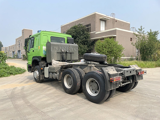 Euro2 LHD Sinotruk Howo 10 Wheels 371 Hp ট্র্যাক্টর ট্রেলার ট্রাক 50 টন