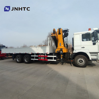 শ্যাকম্যান 8x4 F3000 12 টন ট্রাক মাউন্ট করা ক্রেন 4 সোজা বাহু 12 চাকা