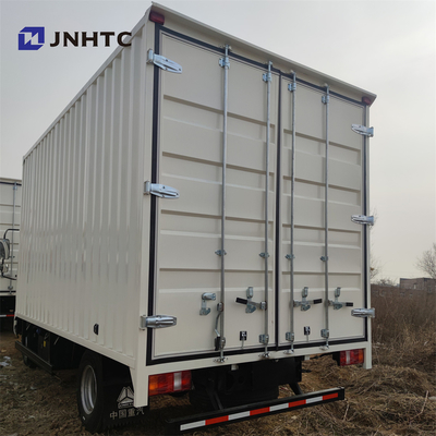 SINOTRUK HOWO LHD বক্স ট্রাক ভ্যান কার্গো ট্রাক 6 টন 116hp