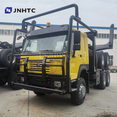 কাঠের লগ বহনকারী 6x4 প্রাইম মুভার ট্রাক ডিজেল জ্বালানী প্রকার