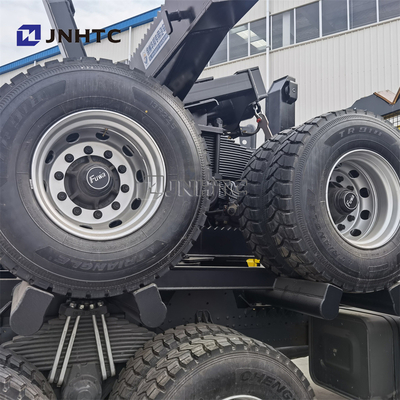 6x4 TIMBER কাঠ পরিবহন লগিং ট্রেলার Sinotruk Howo ব্র্যান্ড